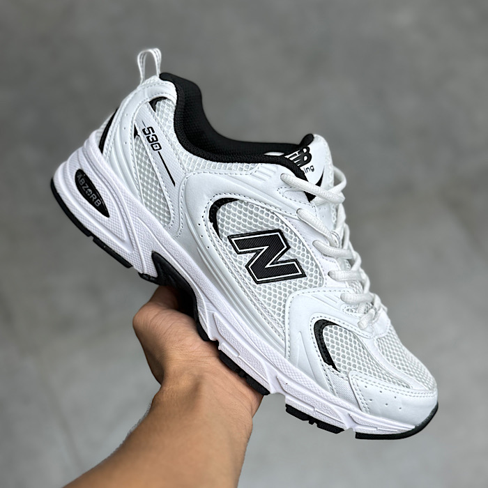 نیوبلانس 530 سفید مشکی  530 New Balance